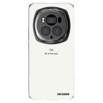 Picasee silikónový prehľadný obal pre Honor Magic6 Pro - Girl, do it for you