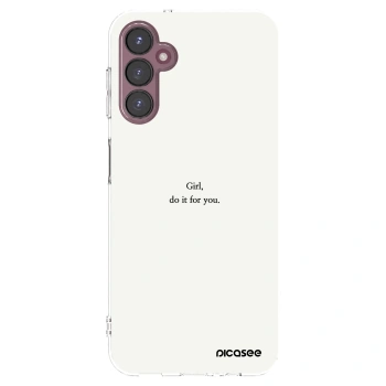Picasee silikónový prehľadný obal pre Samsung Galaxy A05s A057G - Girl, do it for you