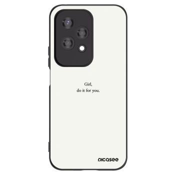 Picasee silikónový čierny obal pre Honor 200 Lite - Girl, do it for you
