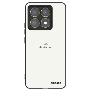 Picasee silikónový čierny obal pre Xiaomi 14T - Girl, do it for you