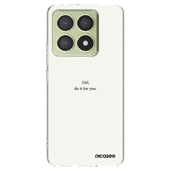 Picasee silikónový prehľadný obal pre Xiaomi 14T - Girl, do it for you