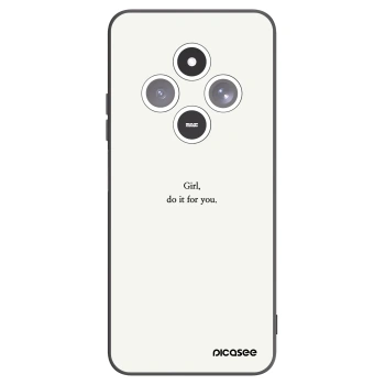 Picasee silikónový čierny obal pre Xiaomi Redmi 14C - Girl, do it for you