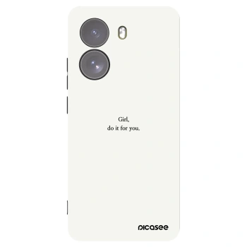 Picasee silikónový čierny obal pre Xiaomi Poco X7 - Girl, do it for you