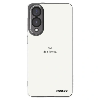 Picasee silikónový prehľadný obal pre Samsung Galaxy S25 Edge 5G - Girl, do it for you