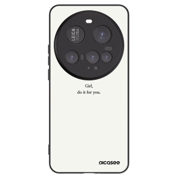 Picasee silikónový čierny obal pre Xiaomi 15 Ultra - Girl, do it for you