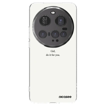 Picasee silikónový prehľadný obal pre Xiaomi 15 Ultra - Girl, do it for you