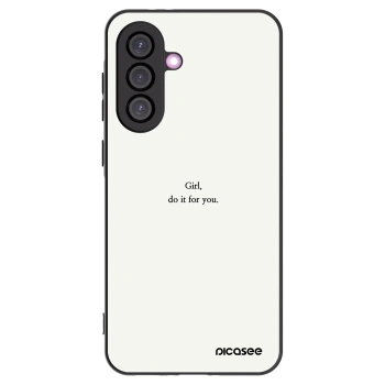 Picasee silikónový čierny obal pre Samsung Galaxy A36 5G - Girl, do it for you
