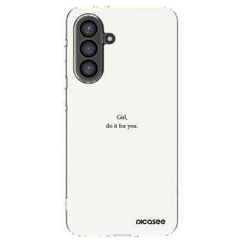 Picasee silikónový prehľadný obal pre Samsung Galaxy A36 5G - Girl, do it for you