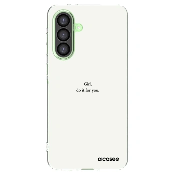 Picasee silikónový prehľadný obal pre Samsung Galaxy A26 5G A266B - Girl, do it for you