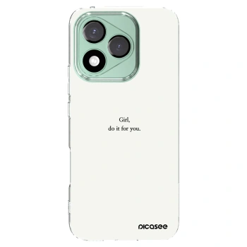 Picasee silikónový prehľadný obal pre Honor 400 Lite 5G - Girl, do it for you