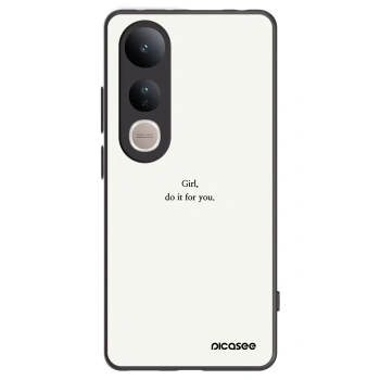 Picasee silikónový čierny obal pre Vivo V50 Lite 5G - Girl, do it for you
