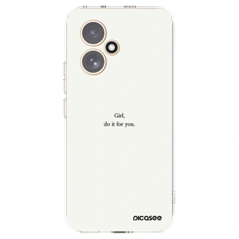 Picasee silikónový prehľadný obal pre Honor 400 5G - Girl, do it for you