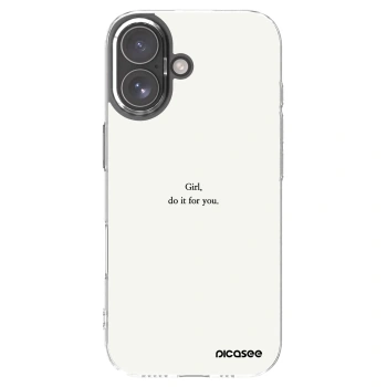 Picasee silikónový prehľadný obal pre Apple iPhone 17 - Girl, do it for you