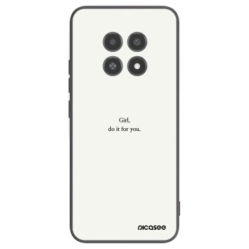 Picasee silikónový čierny obal pre Realme 12X - Girl, do it for you