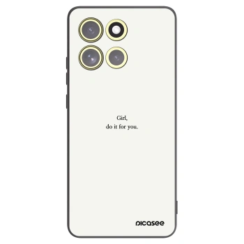 Picasee silikónový čierny obal pre Motorola Moto G86 5G - Girl, do it for you