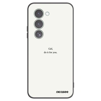 Picasee silikónový čierny obal pre Xiaomi Redmi 15 5G - Girl, do it for you