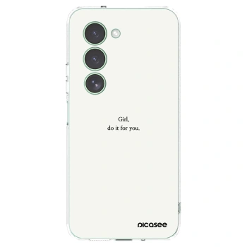 Picasee silikónový prehľadný obal pre Xiaomi Redmi 15 5G - Girl, do it for you