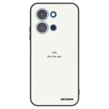 Picasee silikónový čierny obal pre Xiaomi Redmi 15C 4G - Girl, do it for you