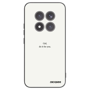 Picasee silikónový čierny obal pre Xiaomi Redmi Note 15 Pro+ - Girl, do it for you