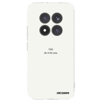 Picasee silikónový prehľadný obal pre Xiaomi Redmi Note 15 Pro+ - Girl, do it for you