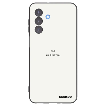 Picasee silikónový čierny obal pre Samsung Galaxy A17 5G - Girl, do it for you