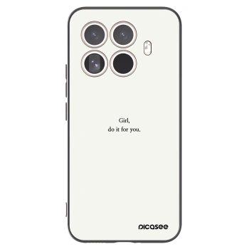 Picasee silikónový čierny obal pre Xiaomi 15T Pro - Girl, do it for you