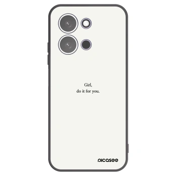 Picasee silikónový čierny obal pre Xiaomi Redmi 15C 5G - Girl, do it for you