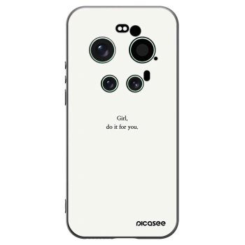 Picasee silikónový čierny obal pre Xiaomi 17 Ultra - Girl, do it for you
