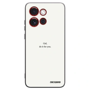 Picasee silikónový čierny obal pre Motorola Edge 60 Neo 5G - Girl, do it for you