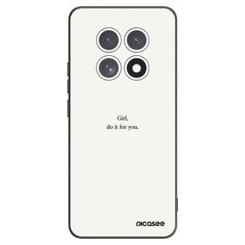 Picasee silikónový čierny obal pre Xiaomi Redmi Note 15 5G - Girl, do it for you