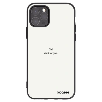 Picasee silikónový čierny obal pre Apple iPhone 11 Pro - Girl, do it for you