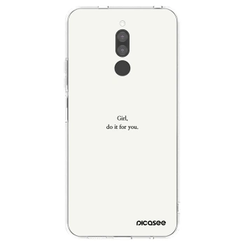 Picasee silikónový prehľadný obal pre Xiaomi Redmi 8 - Girl, do it for you