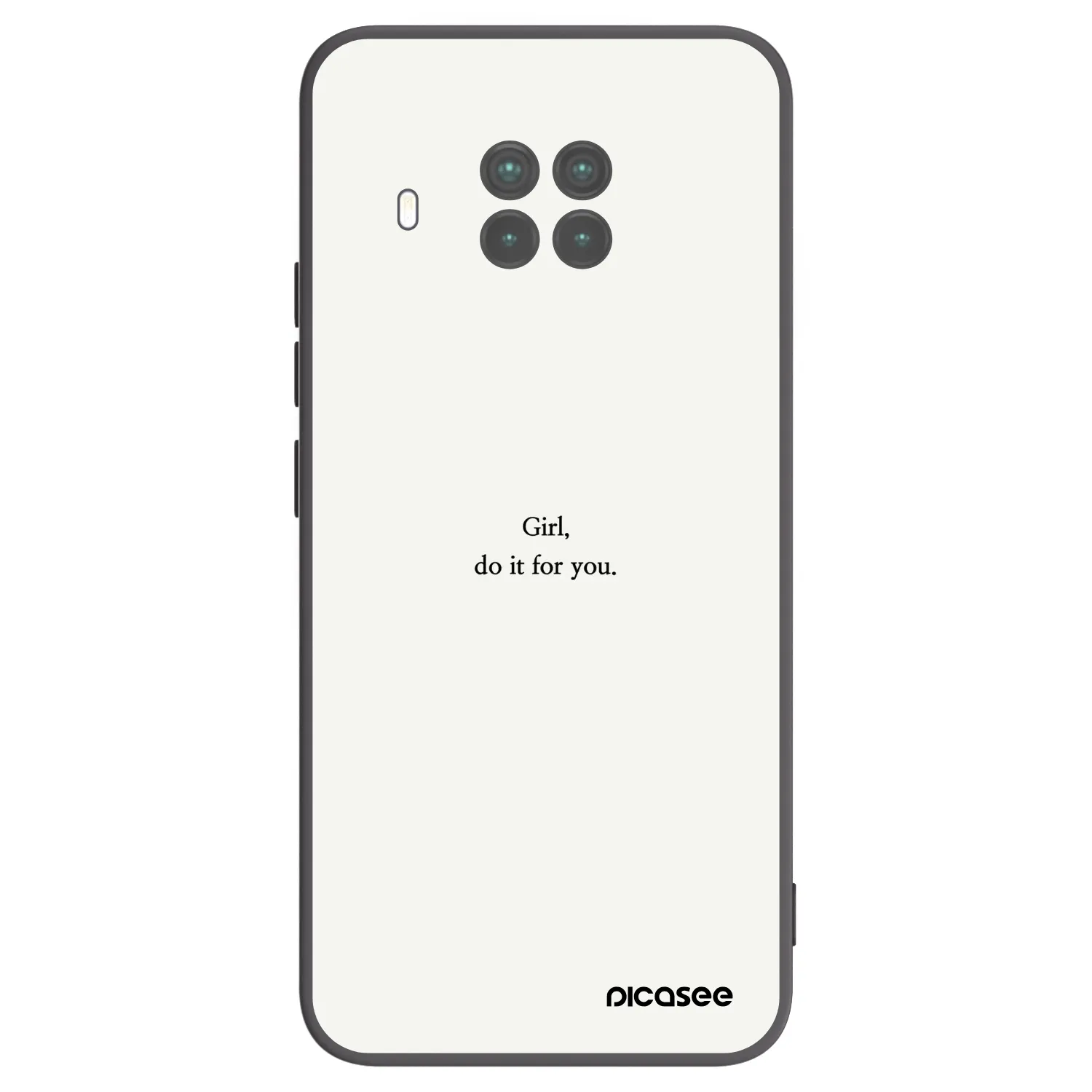 Picasee silikónový čierny obal pre Xiaomi Mi 10T Lite - Girl, do it for you