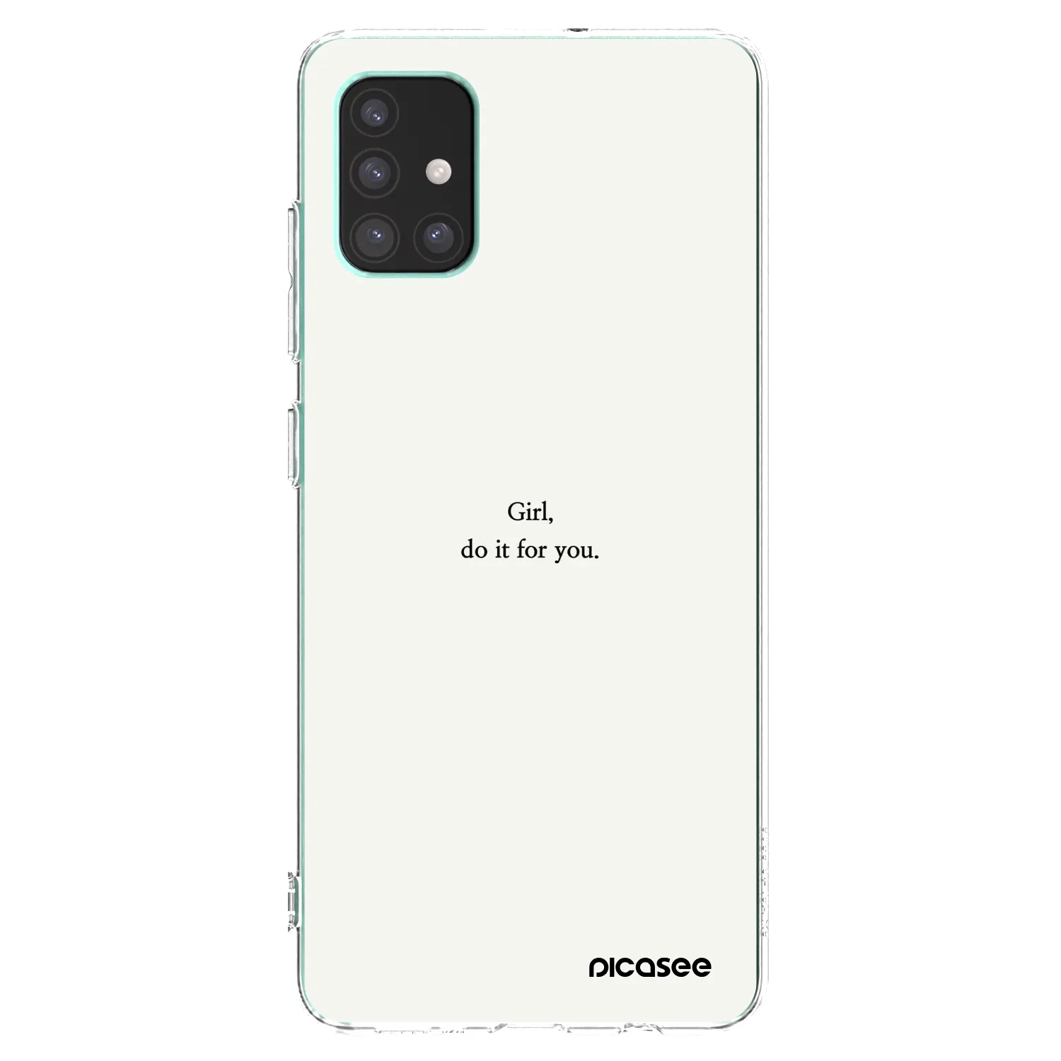 Picasee silikónový prehľadný obal pre Samsung Galaxy M51 M515F - Girl, do it for you