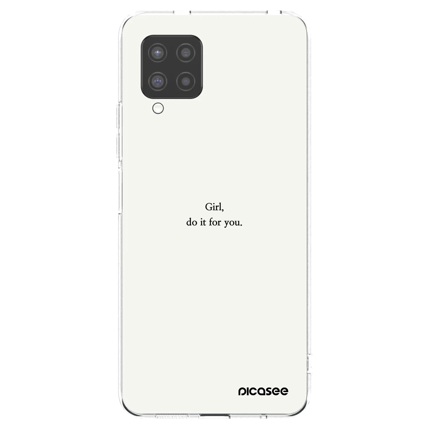 Picasee silikónový prehľadný obal pre Samsung Galaxy A42 A426B - Girl, do it for you