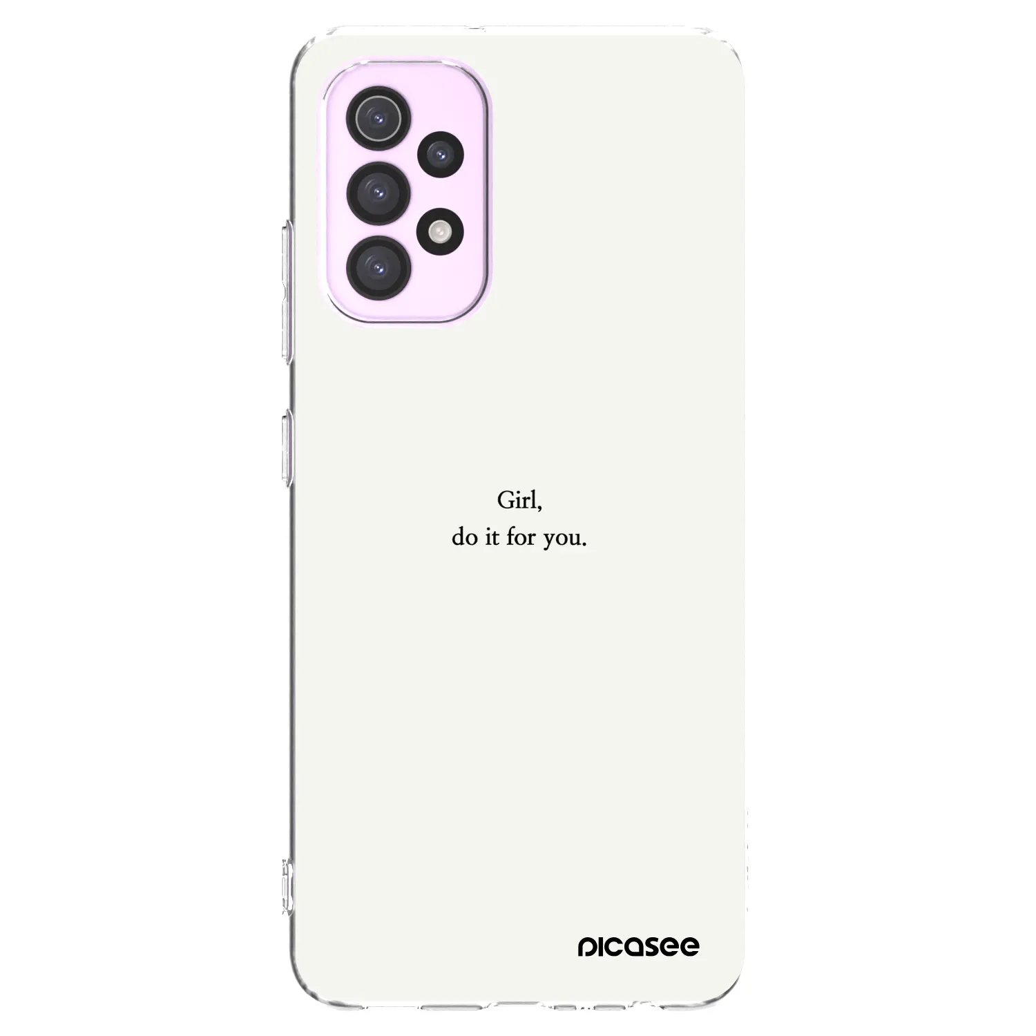 Picasee silikónový prehľadný obal pre Samsung Galaxy A32 5G A326B - Girl, do it for you