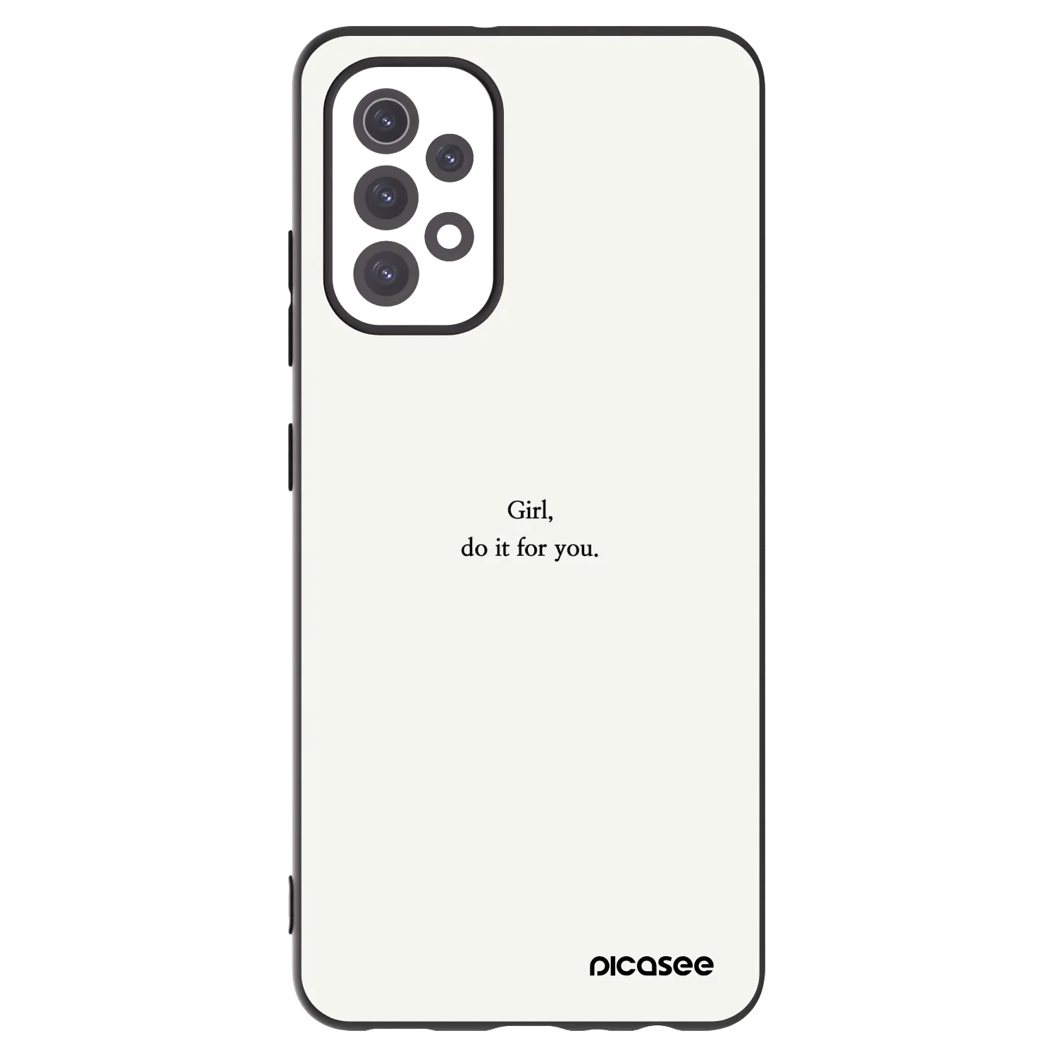 Picasee silikónový čierny obal pre Samsung Galaxy A32 5G A326B - Girl, do it for you