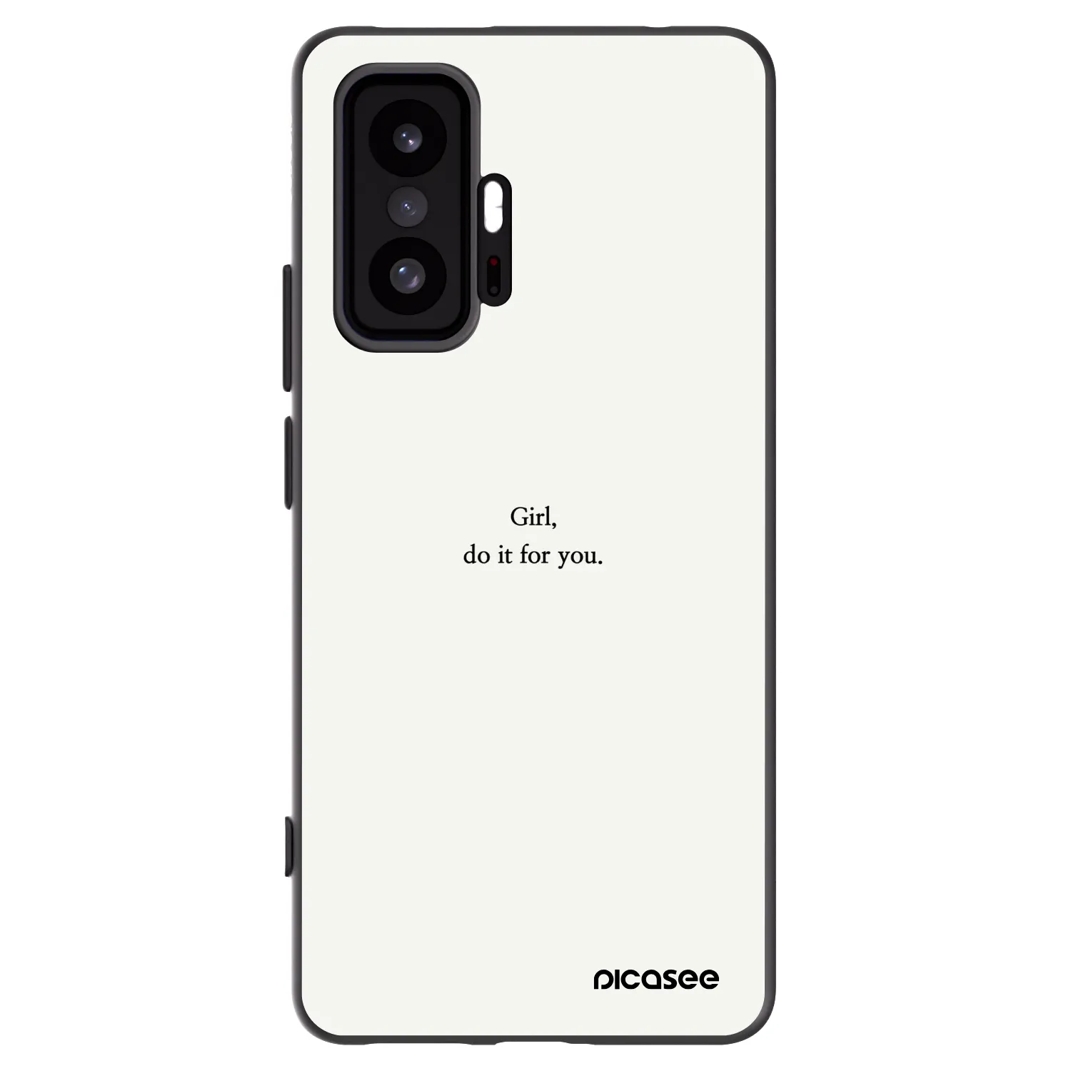 Picasee silikónový čierny obal pre Xiaomi 11T - Girl, do it for you