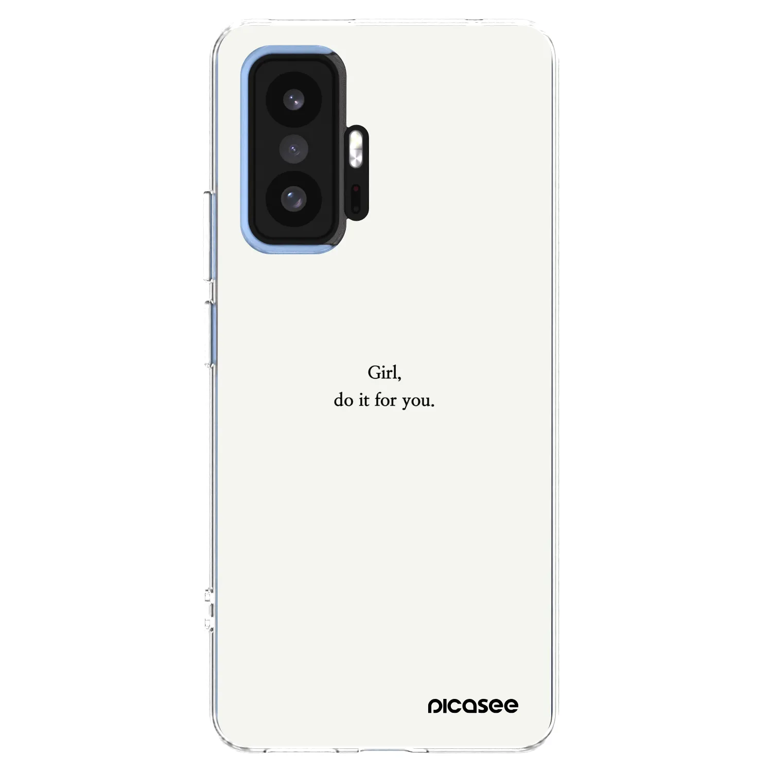 Picasee silikónový prehľadný obal pre Xiaomi 11T Pro - Girl, do it for you
