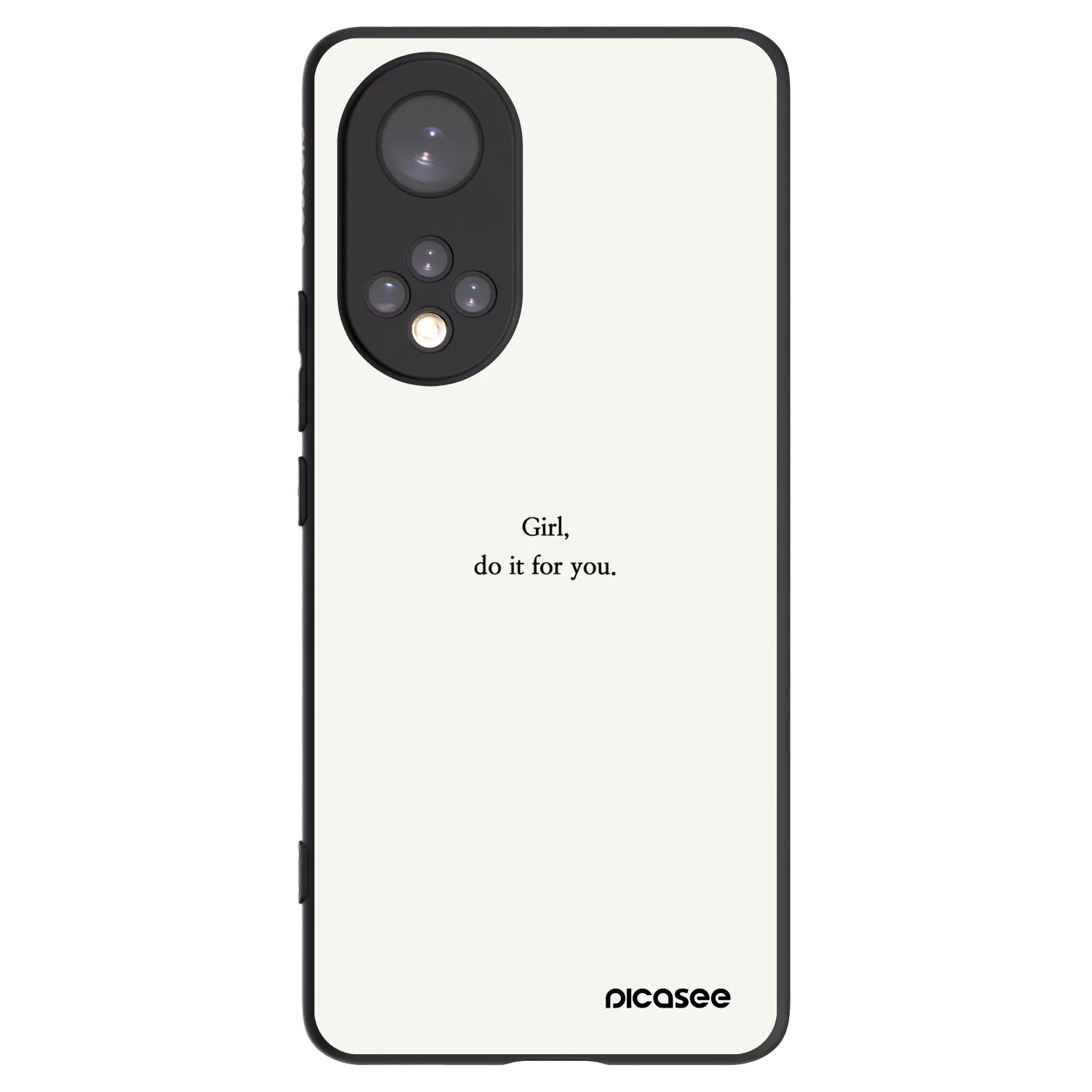 Picasee silikónový čierny obal pre Huawei Nova 9 - Girl, do it for you