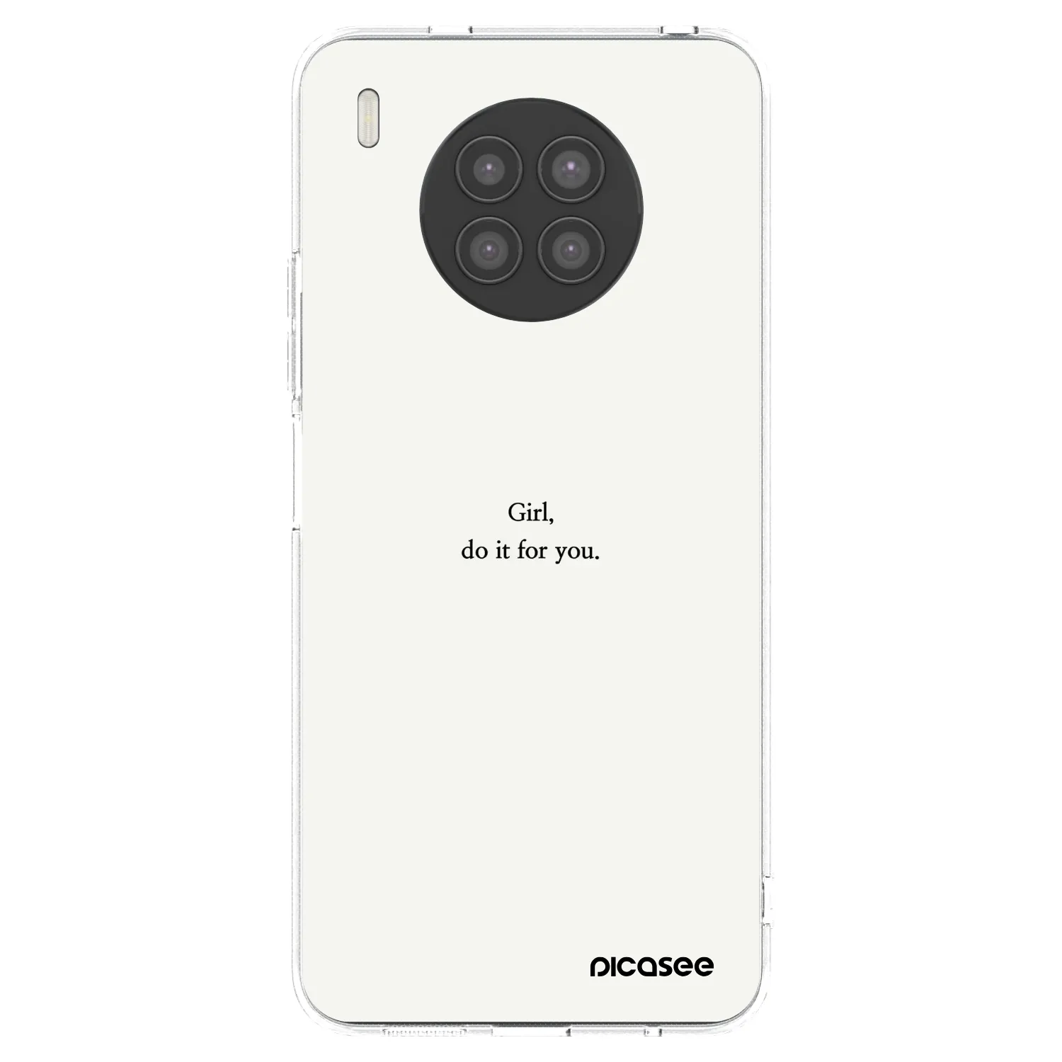 Picasee silikónový prehľadný obal pre Huawei Nova 8i - Girl, do it for you