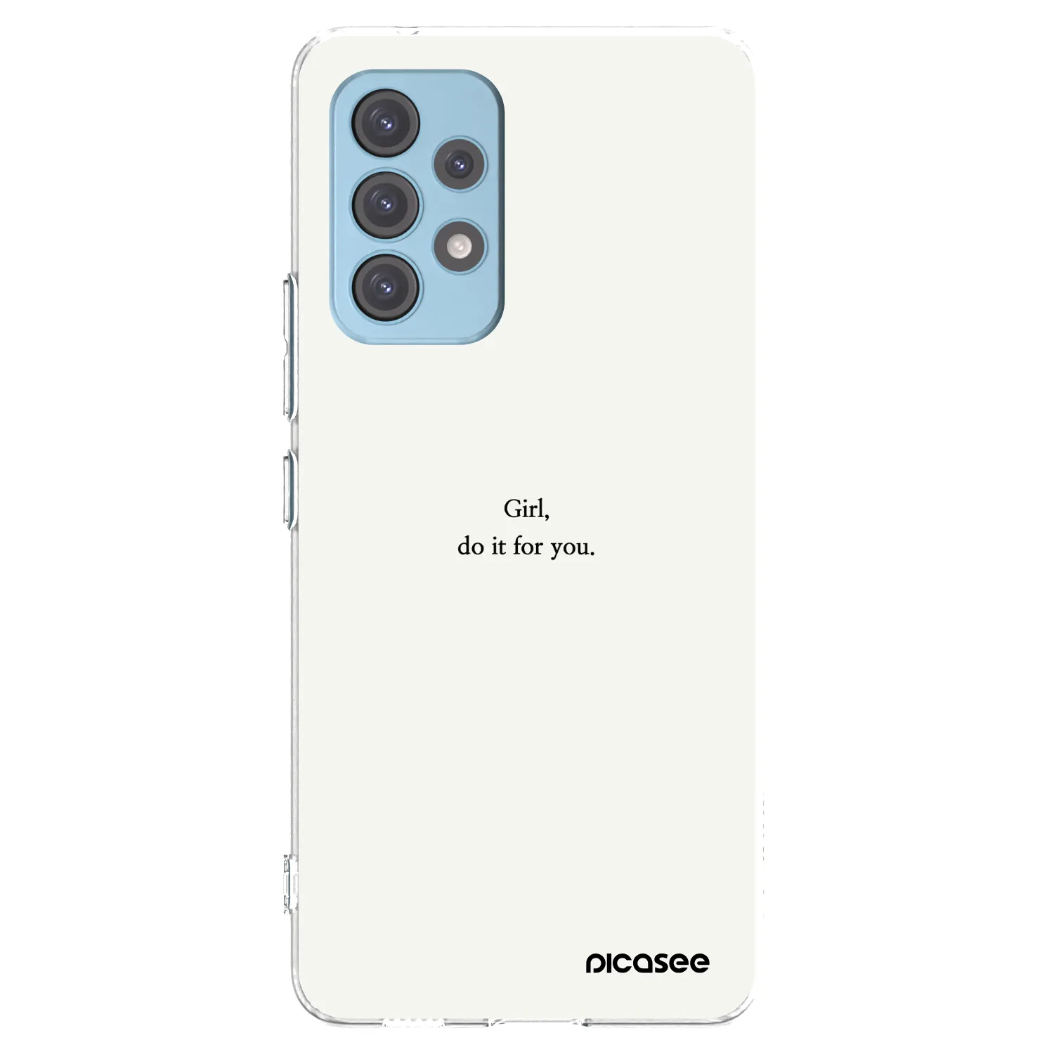 Silikónový prehľadný obal pre Samsung Galaxy A53 5G A536 - Girl, do it for you