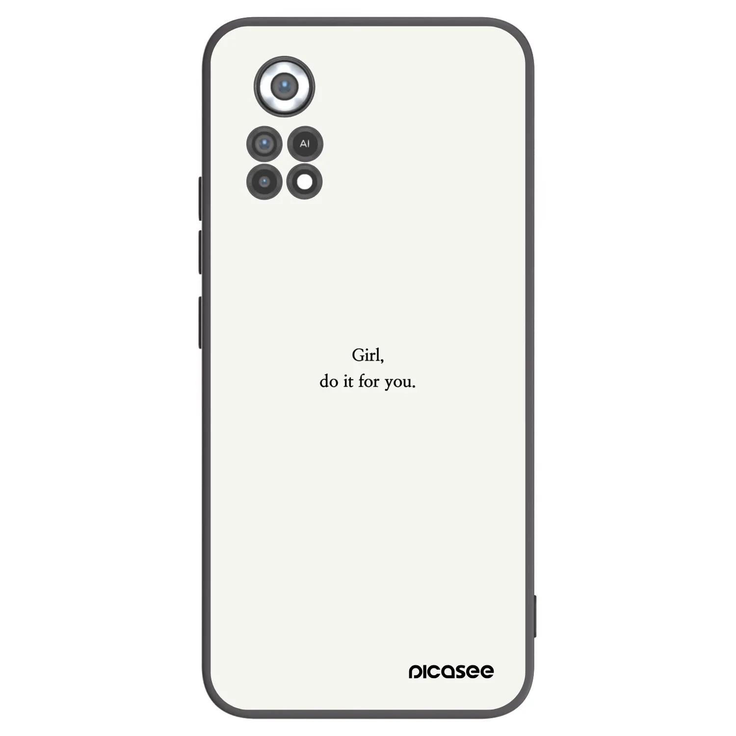 Picasee silikónový čierny obal pre Xiaomi Poco X4 Pro 5G - Girl, do it for you