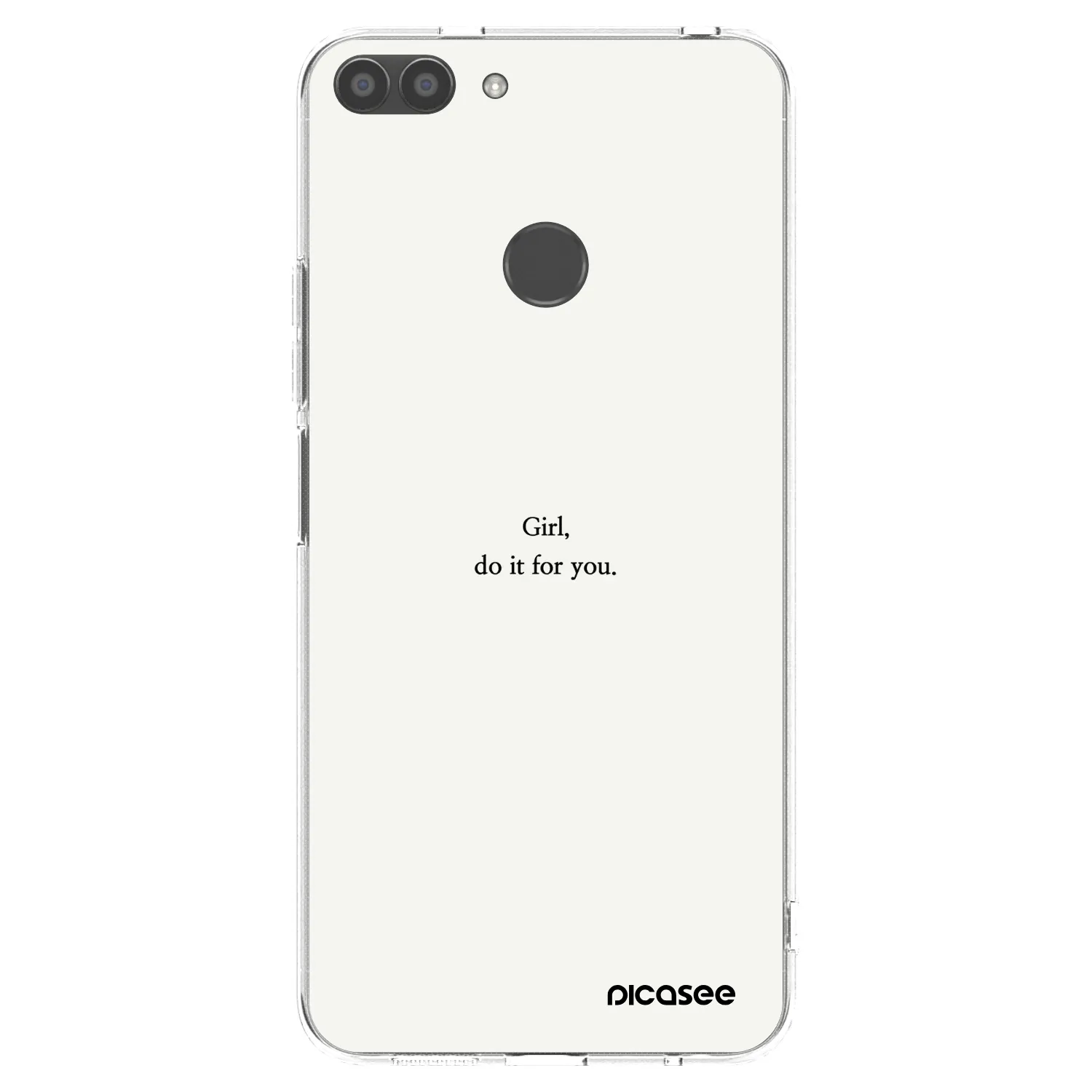 Picasee silikónový prehľadný obal pre Huawei P Smart - Girl, do it for you