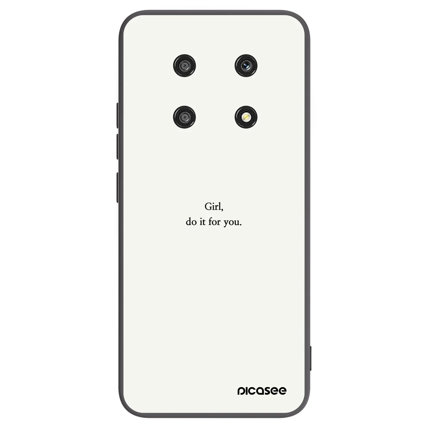 Picasee silikónový čierny obal pre Honor Magic4 Lite 5G - Girl, do it for you