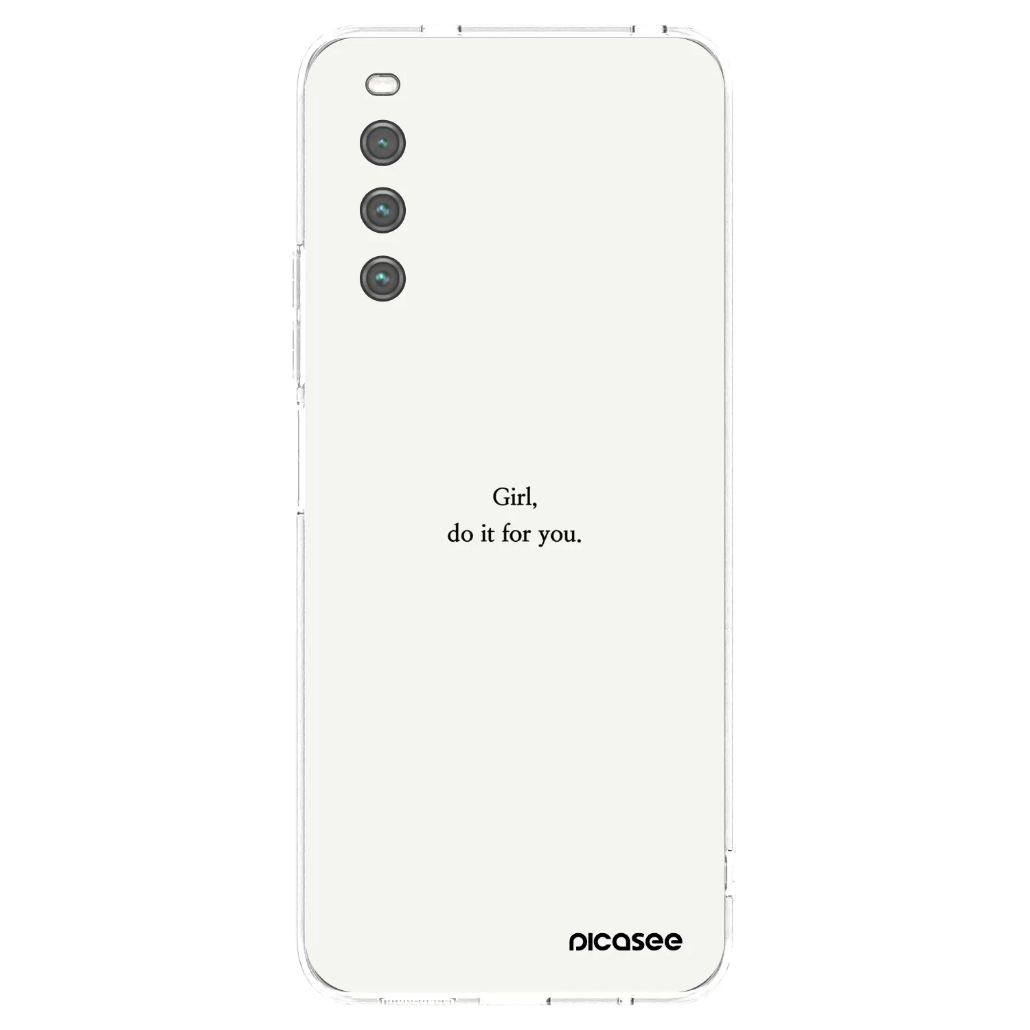 Picasee silikónový prehľadný obal pre Sony Xperia 10 IV 5G - Girl, do it for you