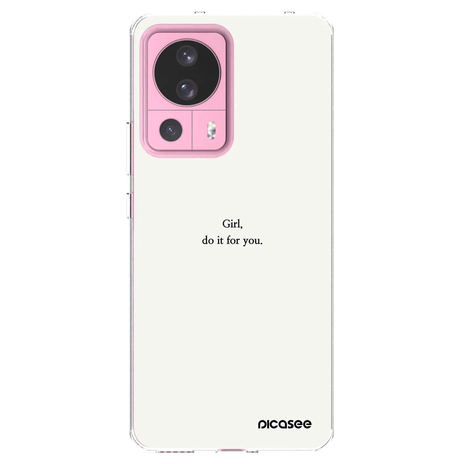 Picasee silikónový prehľadný obal pre Xiaomi 13 Lite - Girl, do it for you