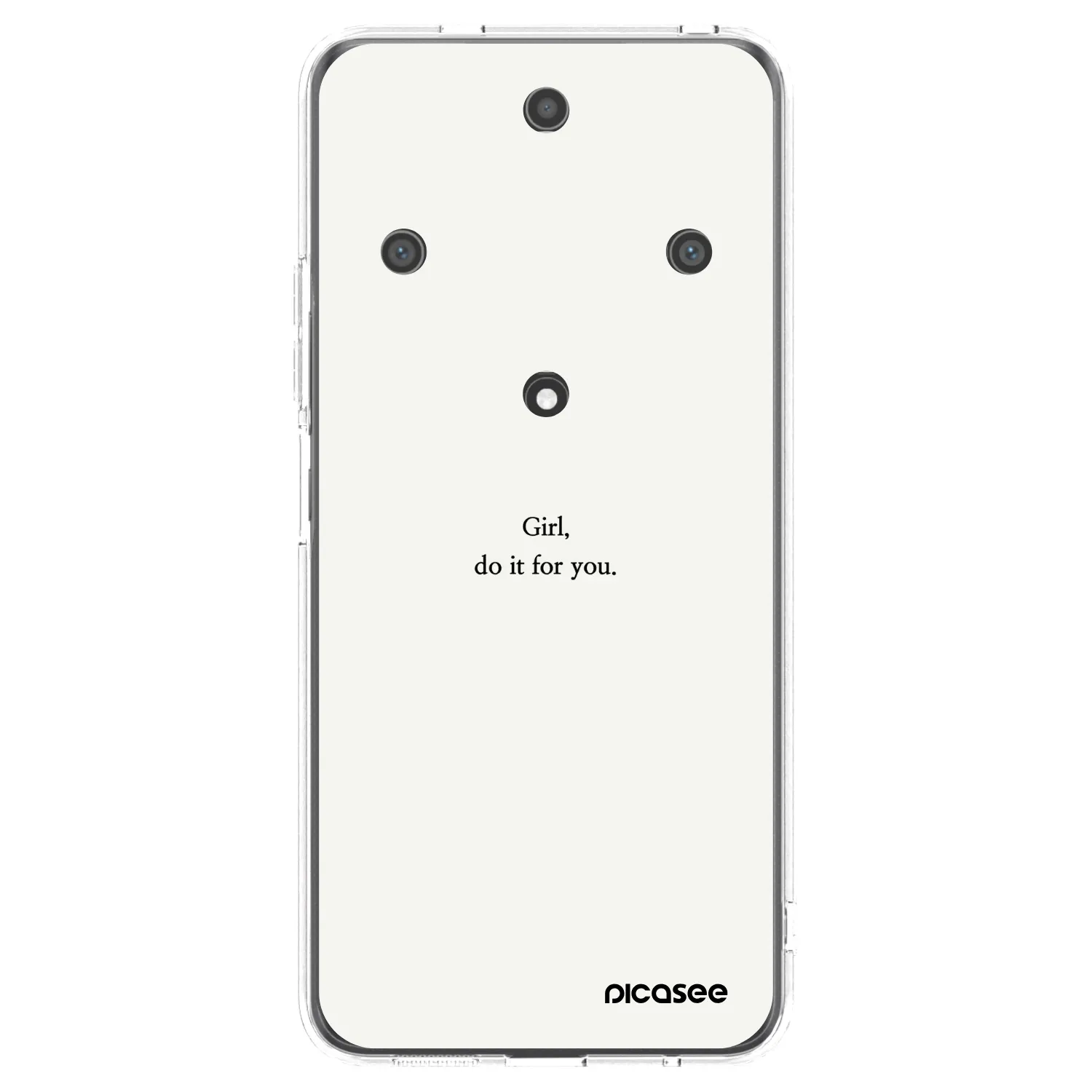 Picasee silikónový prehľadný obal pre Honor Magic5 Lite 5G - Girl, do it for you