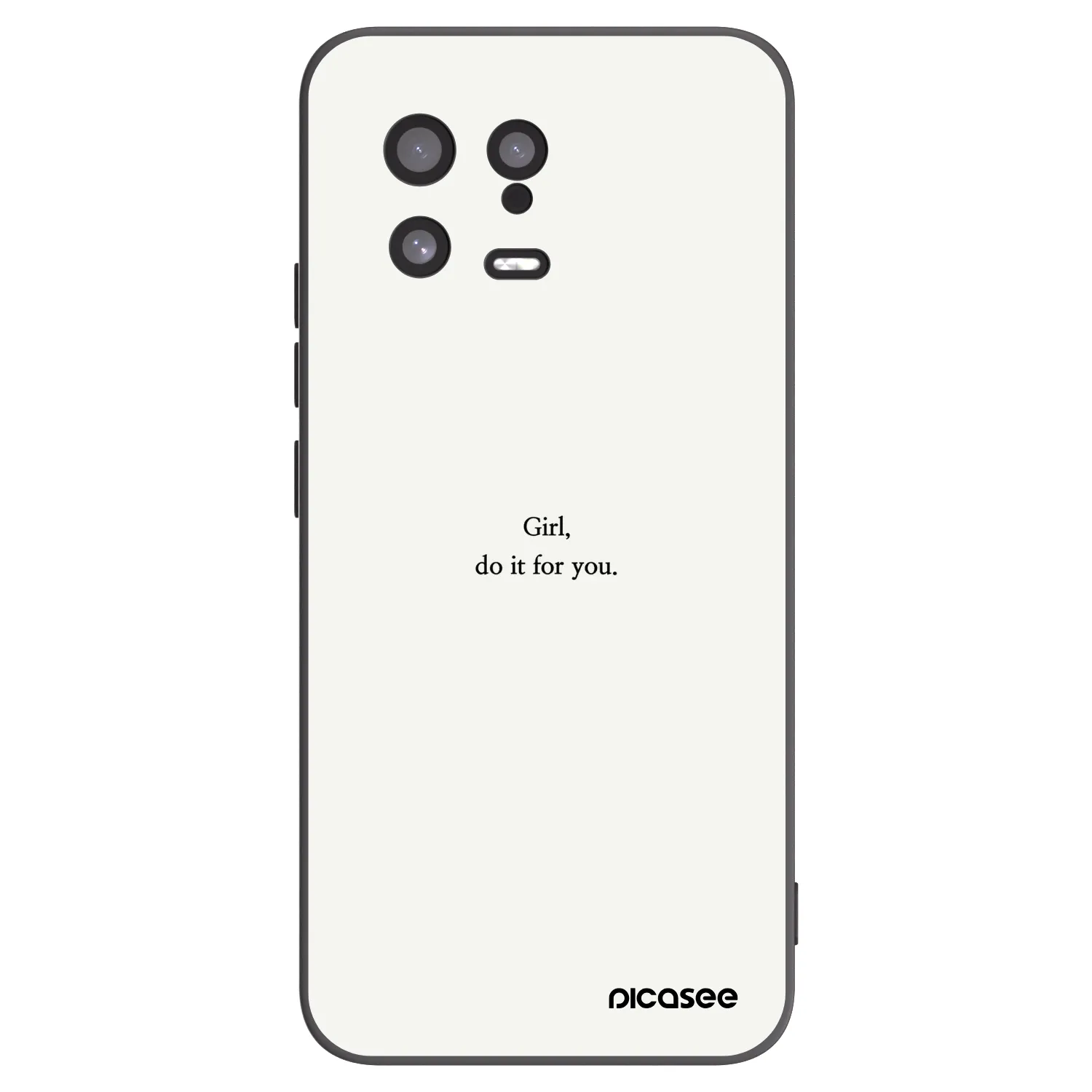 Picasee silikónový čierny obal pre Xiaomi 13 - Girl, do it for you