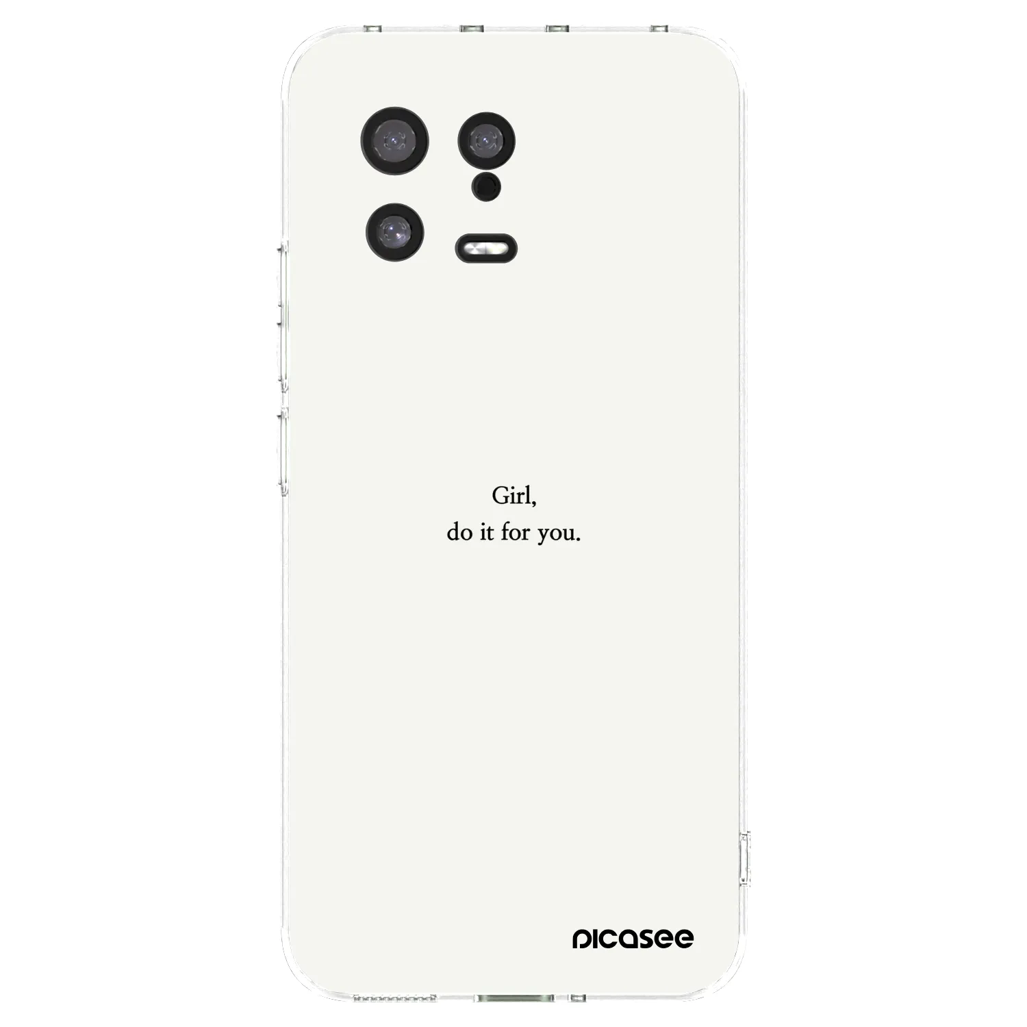 Picasee silikónový prehľadný obal pre Xiaomi 13 - Girl, do it for you